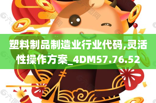 塑料制品制造业行业代码,灵活性操作方案_4DM57.76.52